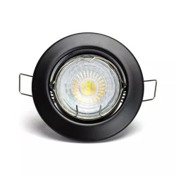 Reflektor LED GU10 4,5 W 4000 K czarny 3 sztuki z regulacją