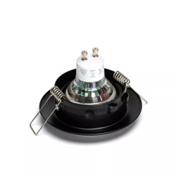 Reflektor LED GU10 4,5 W 4000 K czarny 3 sztuki z regulacją