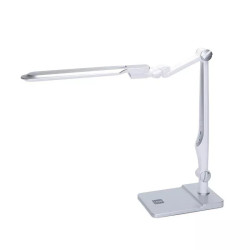 Lampa stołowa LED 9W regulowana 3000-6500K srebrna do wnętrz