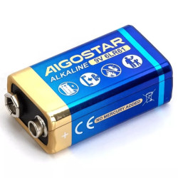 Bateria alkaliczna 9V 6LR61 stalowa obudowa 1 sztuka