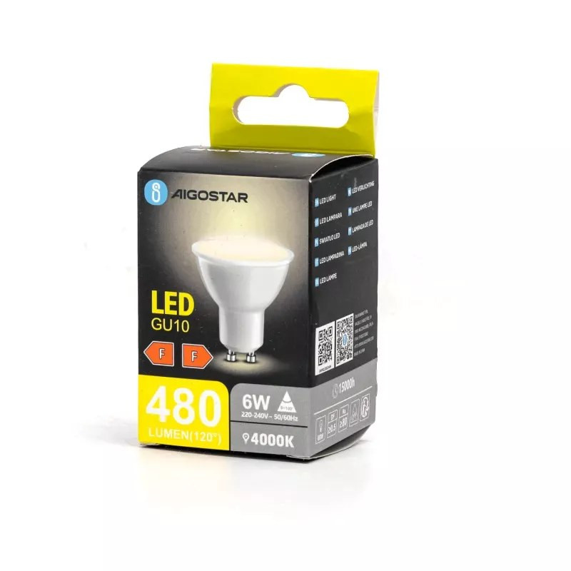 Żarówka LED reflektor GU10 6W 4000K 480lm neutralna barwa światła