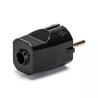 Wtyczka niemiecka 16A 250V czarna do instalacji elektrycznych