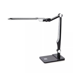 Lampa biurkowa LED 9W 3000-6500K czarna regulowana dotykowo