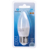 Żarówki LED C37 E27 8W 6500K 2 sztuki zimna barwa światła