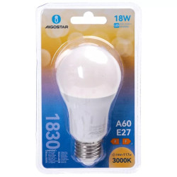 Żarówka LED A60 E27 18W 3000K ciepłe światło 1 sztuka