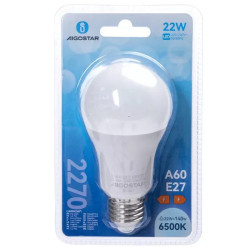 Żarówka LED E27 22W 6500K zimna barwa 1 sztuka A60
