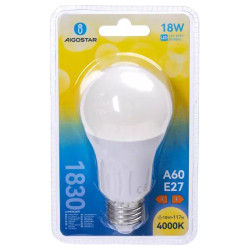 Żarówka LED A60 z trzonkiem E27 18W 4000K neutralna barwa światła