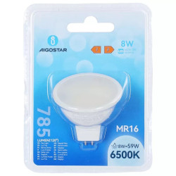 Żarówka LED MR16 8W 6500K biała zimna 1 sztuka