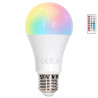 Żarówka LED E27 10W RGB z ciepłą barwą 3000K i pilotem