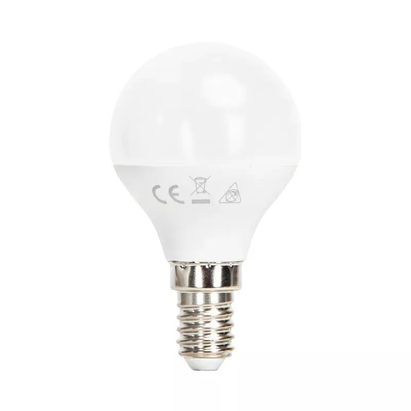 Żarówki LED G45 E14 7W zimna biel 6500K 2 sztuki