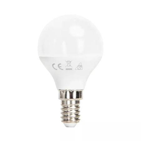 Żarówki LED G45 E14 7W zimna biel 6500K 2 sztuki