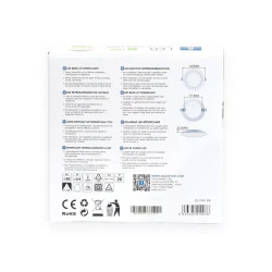 Podtynkowy panel LED 9W 4000K 1000lm okrągły biały