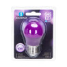 Żarówka LED G45 fioletowa 4W E27 180° do wnętrz