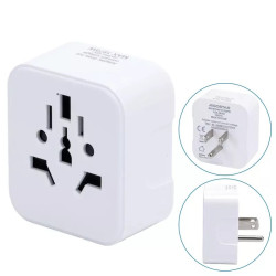 Adapter podróżny USA na gniazdo UK i Chiny 15A do 1875W biały