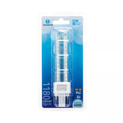 Świetlówka LED PLC 2U 12W zimna biała 6500K trzonek G24d-3