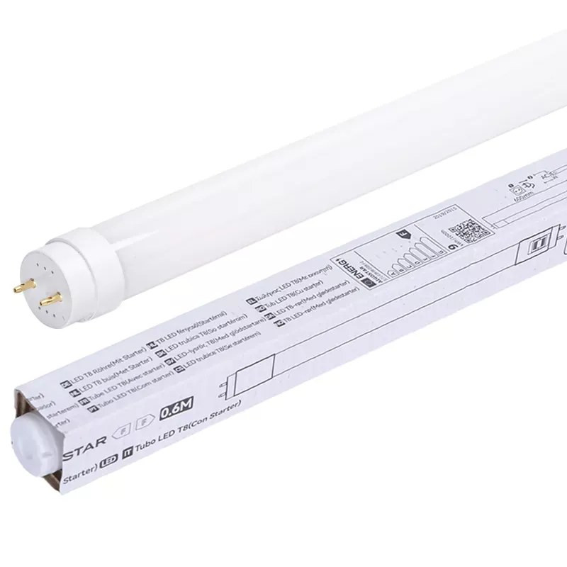 Świetlówka LED T8 9W 6500K 60 cm 900 lm z bezpiecznikiem do wnętrz