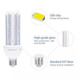 Żarówka LED 23W E27 przezroczysta 3000K 2400lm 4U U
