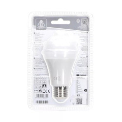 Żarówka LED 12W E27 A60 z czujnikiem ruchu PIR 3000K ciepła biała