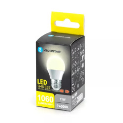 Żarówka LED G45 11W E27 4000K neutralna barwa 1060 lm do wnętrz
