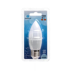 Żarówka LED E27 10W 6500K zimna barwa 935 lm biała C37