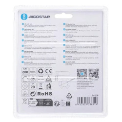Lampki nocne LED 0.5W zimne światło 3 sztuki na baterie AAA