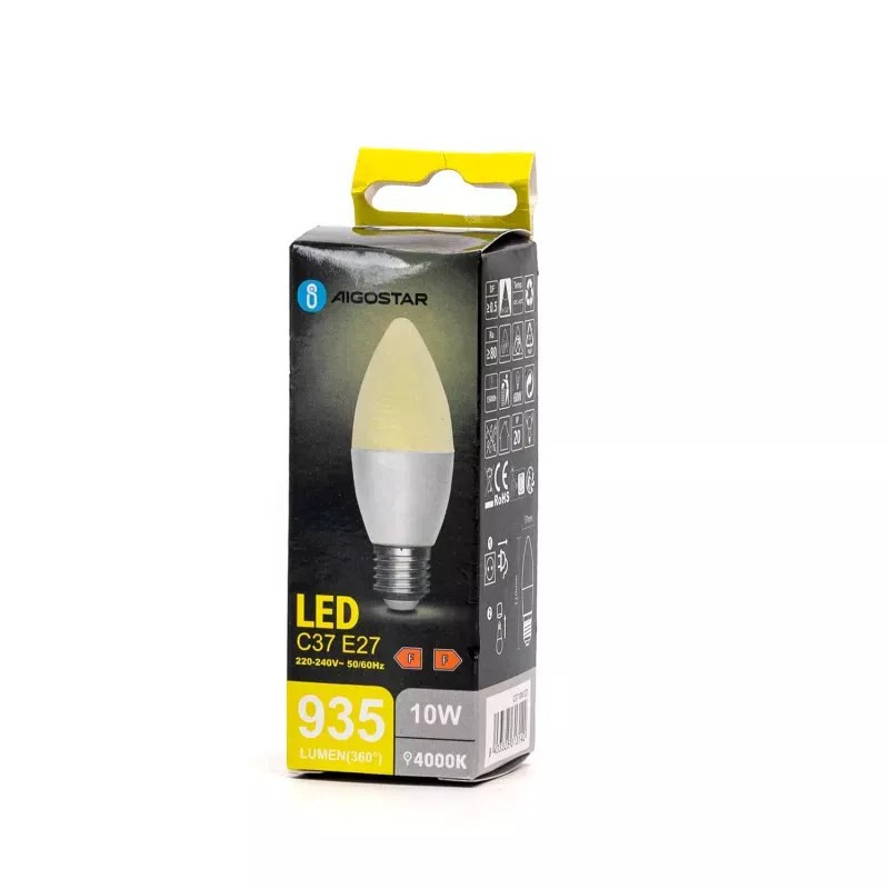 Żarówka LED C37 E27 10W 4000K 935lm neutralna barwa światła