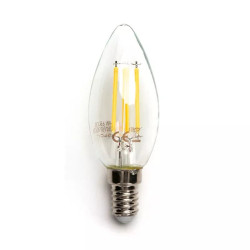 Żarówka LED filament E14 4W 2700K ciepłe światło 470 lm przezroczysta