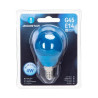 Żarówka LED G45 E14 4W barwa niebieska 1 sztuka plastik