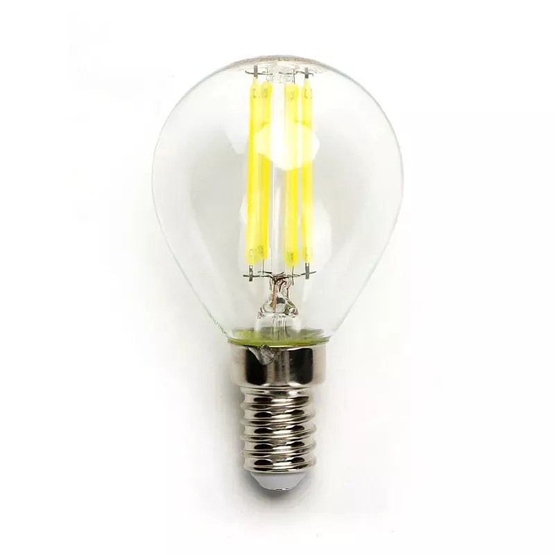 Żarówka LED filamentowa G45 E14 4W zimne światło 470lm