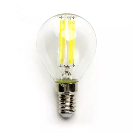 Żarówka LED filamentowa G45 E14 4W zimne światło 470lm