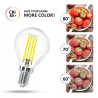 Żarówka LED filamentowa G45 E14 4W zimne światło 470lm