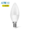 Żarówka LED świeczka E14 4,9W 3000K 420 lm biała plastikowa