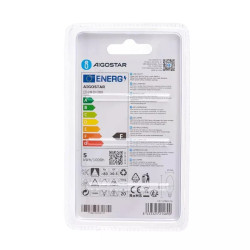 Żarówka LED świeczka E14 4,9W 3000K 420 lm biała plastikowa