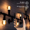 Żarówka LED filamentowa G45 E27 6W 2200K bursztynowa 600lm