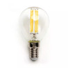 Żarówka LED filamentowa G45 E14 4W ciepła barwa 2700K
