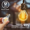 Żarówka LED filamentowa G45 E14 4W ciepła barwa 2700K