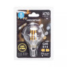 Żarówka LED filamentowa G45 E14 4W ciepła barwa 2700K