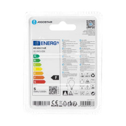 Żarówka LED G45 4,9W E14 6500K 420lm biała do użytku wewnętrznego