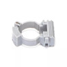 Zacisk wysuwany do rur PVC 20 mm biały, montaż wewnętrzny