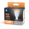 Żarówki LED GU10 15W 3000K 2 sztuki biały plastik z aluminium