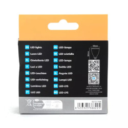 Żarówki LED GU10 15W 3000K 2 sztuki biały plastik z aluminium