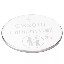 Bateria litowa pastylka CR2016 3V 2 sztuki Li-metal stal nierdzewna
