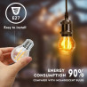 Żarówka LED filamentowa G45 E27 6W ciepła barwa 2700K 720lm