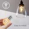 Żarówka LED filamentowa bursztynowa G45 E27 4W 2200K 400lm