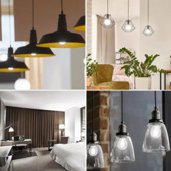 Żarówka LED filamentowa G45 E27 6W 6500K zimne światło 729lm