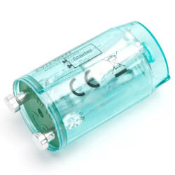 Starter do świetlówek 4-80W transparentny niebieski, 2 sztuki