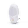 Lampka nocna LED 1W zimna 6500K z włącznikiem do gniazdka biała