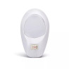 Lampka nocna LED 1W zimna 6500K z włącznikiem do gniazdka biała