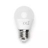 Żarówka LED E27 4,9W 3000K 420lm biała plastikowa do wnętrz