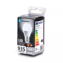 Żarówka LED G45 10W E27 zimna 6500K 935lm 15000h